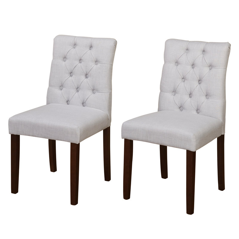 Hamel 19.75'' H Tufted Upholstered Side Chair, Gray