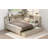 Mesa Wooden Daybed with Storage Shelves & Twin Trundle
