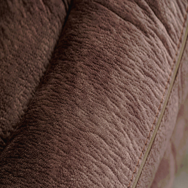 Dark Brown Transitional Glider Recliner - Pillow Top Arms, Fully Upholstered, Dark Brown Fabric