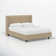 Hanson Upholstered Wingback Platform Bed