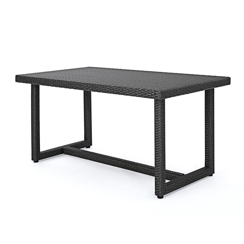 Dining Table With Trestle Base, Gray