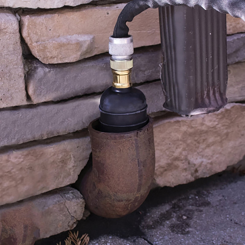 Hydro-Pressure Dual-Valve Drain Cleaning Bladder