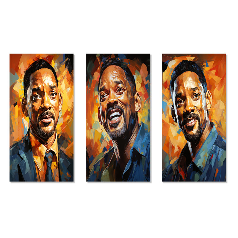 Sapphire Smith Portrait Popart, H 28 po x l 36 po, Toile tendue