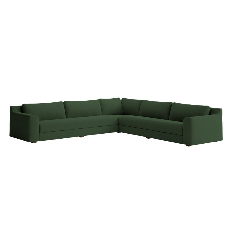 Elevate 126" Corner Sectional, Fir Hemp Blend