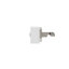  Levier de porte simple Dune à conception dissimulée moderne (pour placard, garde-manger ou couloir) - style minimaliste élégant en chrome-101982327-101982324