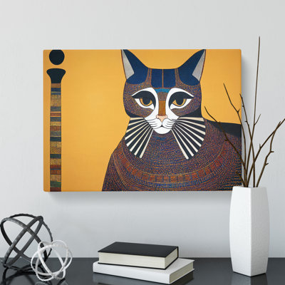 Egyptian Cat - Wrapped Canvas