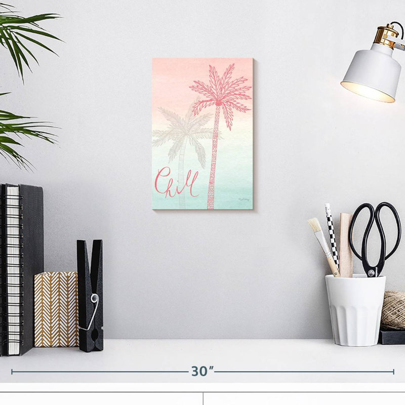 Harnek Sunset Palms II, 12" H x 8" W