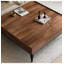 Table basse moderne en bois massif noyer noir moderne-110731438