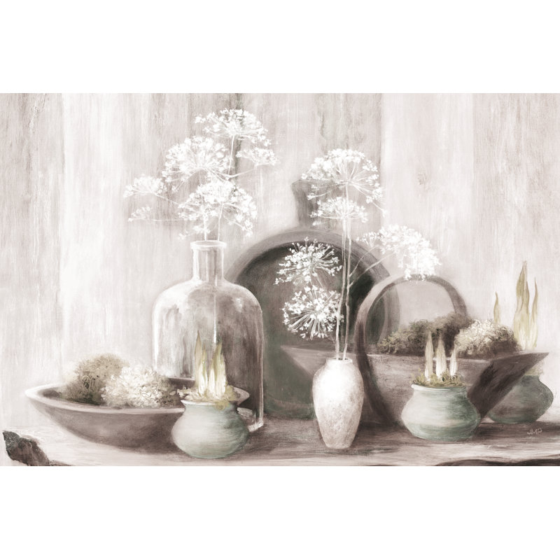Rustic Elegance I Neutral by Julia Purinton - Wrapped Canvas Art Prints, 61cm H x 91cm W x 3.8cm D