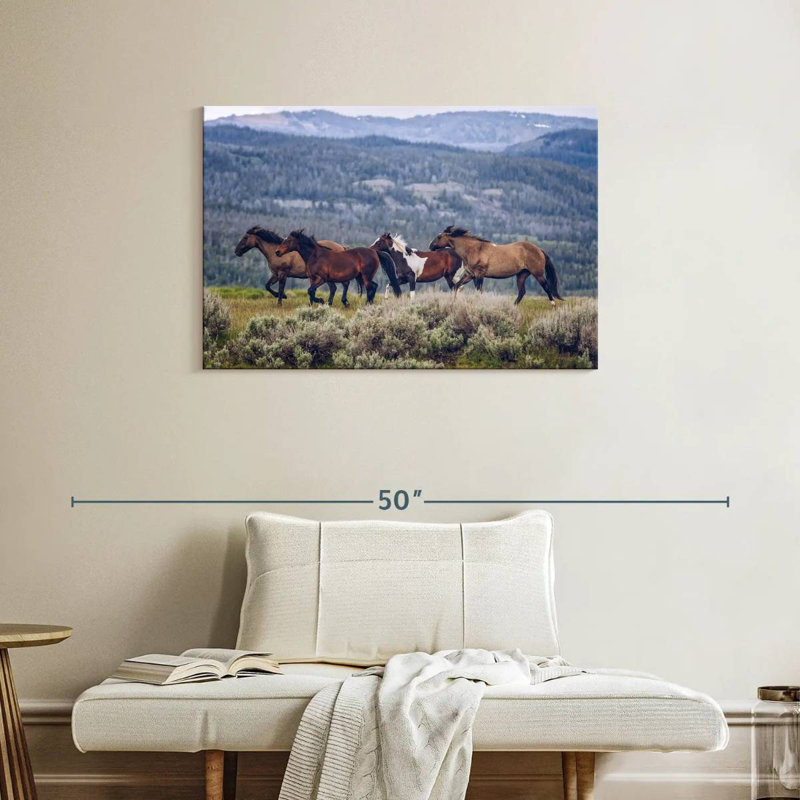 Brampt Mountain Horses, H 24 po x l 36 po