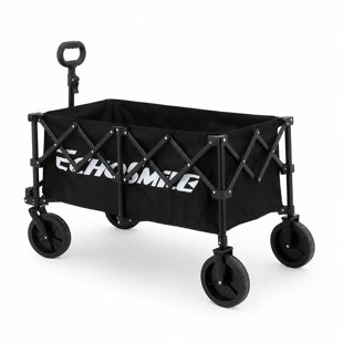 Echosmile 7 Cu. Ft Metal Garden Cart