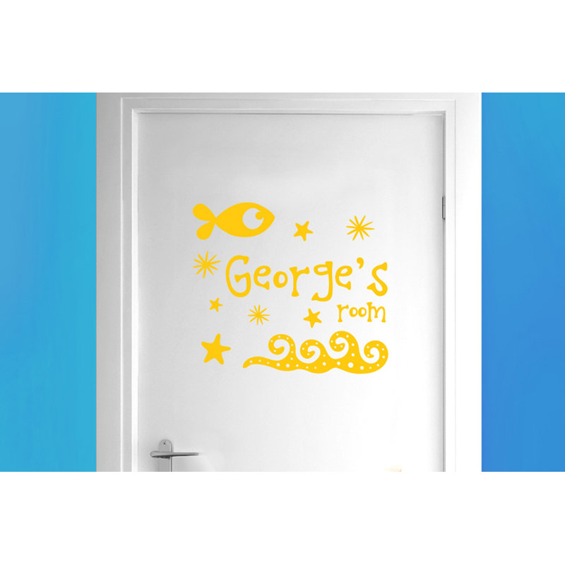 Nautical & Beach Wall Decal, Dark Yellow
