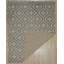Hand Knotted Wool Geometric Area Rug in Gray-1919807814