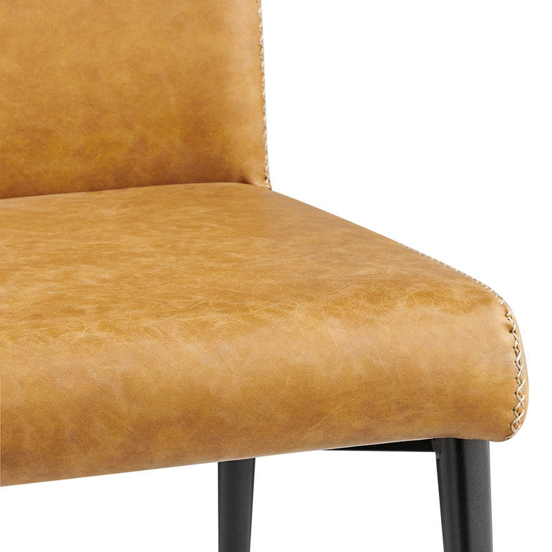 18'' H Faux Leather Upholstered Side Chair