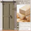 Porte pliante en bois de pin massif assemblé avec trousse de quincaillerie-111611197-111611194