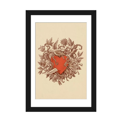 «Heart of Thorns Portrait» par Terry Fan, impression sur toile tendue