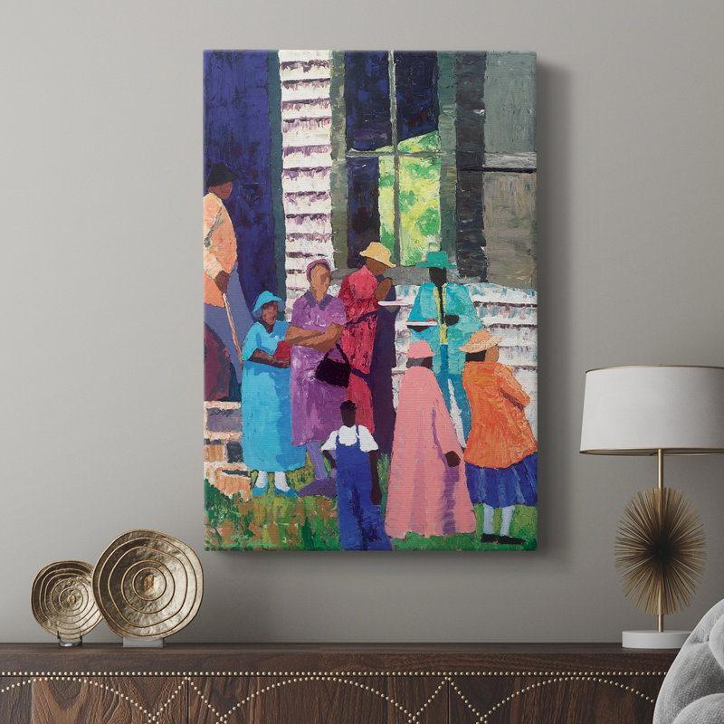 «Going to Church» - galerie sur mesure Cavas, H 18 po x l 12 po