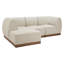 Chaise sans accoudoirs Rosabel Christy - beige