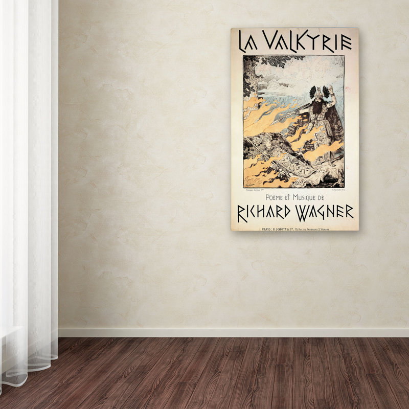 « affiche of the valkyrie », affiche sur toile tendue, H 19 po x l 12 po x P 2 po