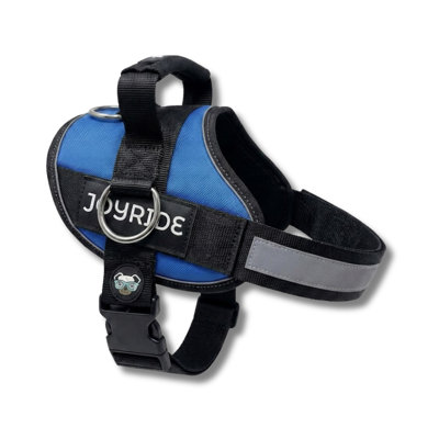 ProMounts Side Ring No Pull Dog Harness, No Choke, Escape Proof, Reflective Pet Vest with 3 Leash Clips for Medium & Large Dogs | Blue