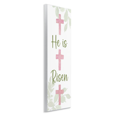 «He Is Risen Proverb», art mural sur bois par Lanie Loreth