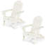 Chaise Adirondack pliante en plastique Delane-84369848