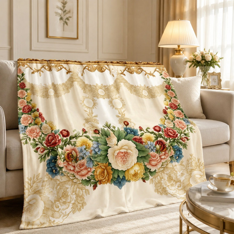 Jeté douillet en flanelle Cozy, L 60 po x l 50 po