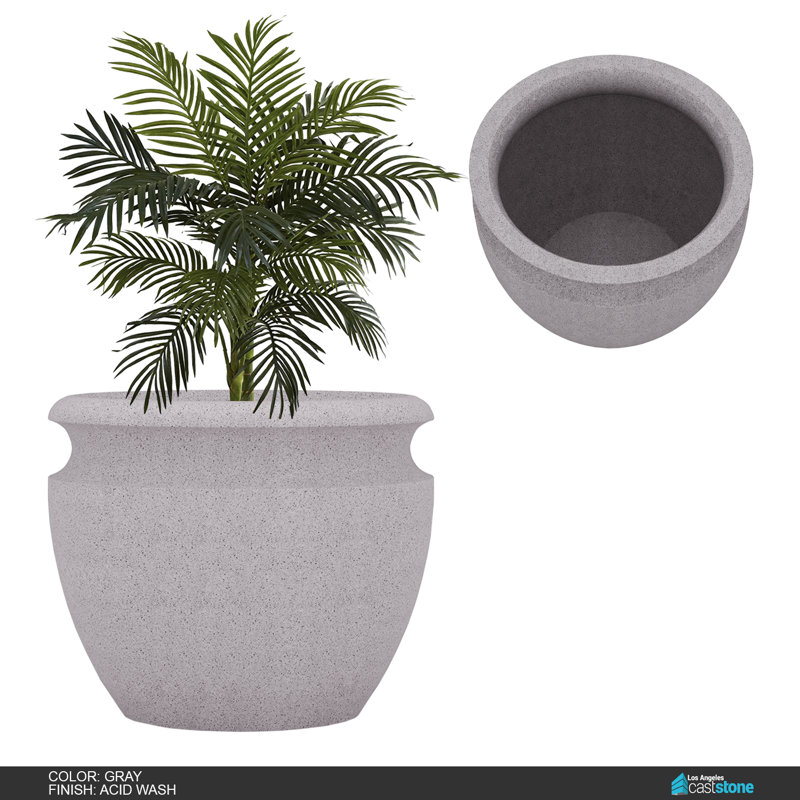 Jardinière Zoe, Gris délavé à l'acide
