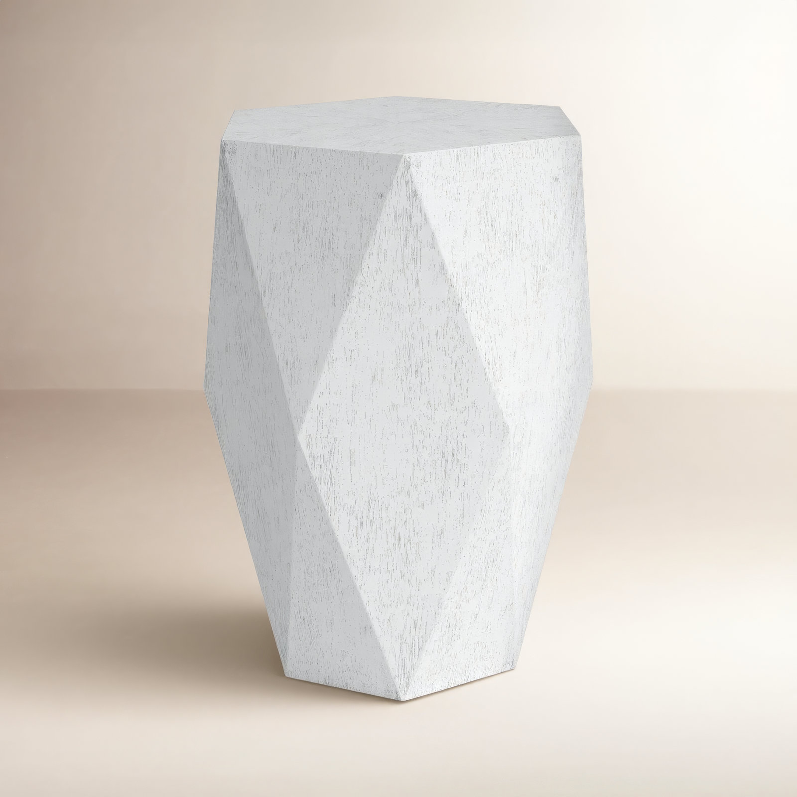 Brisbane End Table, White