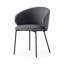 Fauteuil rembourré avec structure en métal Tuka-64133471-64133472