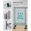 Rolling Laundry Hamper with Handles-1132971363
