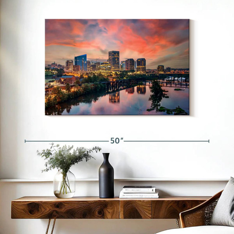 Nicci Richmond City Sunrise, H 26 po x l 39 po