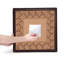 Décoration murale à bouton de bois-21528924-21528925