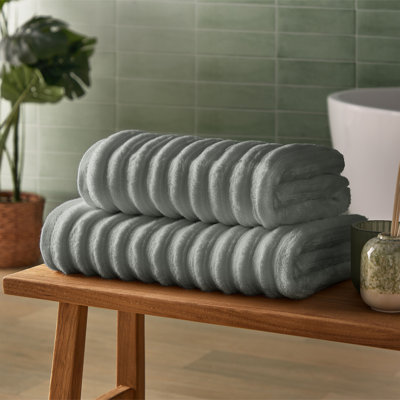 Silentnight Ribbed Pure Cotton Towels