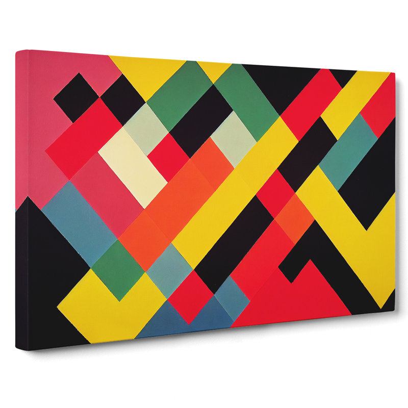 Extravagant Modern Abstract Art - Wrapped Canvas, 35cm H x 50cm W x 3cm D