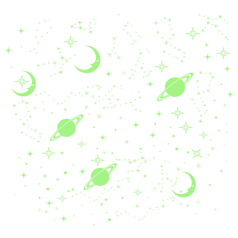 Astrology & Stars Non-Wall Damaging Wall Decal
