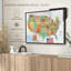 Impression rétro sur toile rétro des États-Unis-418727898