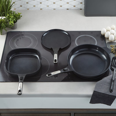 Batterie de cuisine en céramique antiadhésive 3 pièces BergHOFF Leo Phantom, recyclée