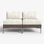 Wicker Outdoor Armless Lounge Chair-2020061444