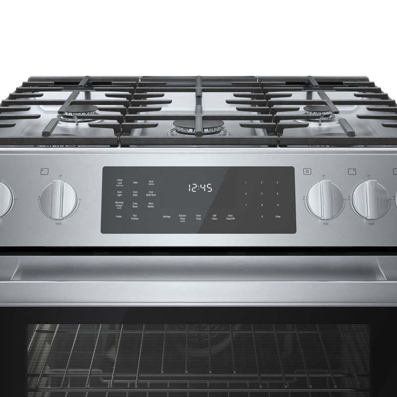 Cuisinière à double carburant encastrée 30 po 4,6 pi cu Benchmark Series