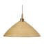 Spun 1-Light Natural Bamboo Pendant, Large-388825171