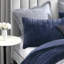 Ensemble de housse de couette en fausse fourrure Channel Indigo-1000712493
