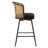 Cane Back Swivel Upholstered Stool-310099299-310099296-323371339