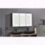 48" LED Mirror Medicine Cabinet with Lights, Defogger, and USB
