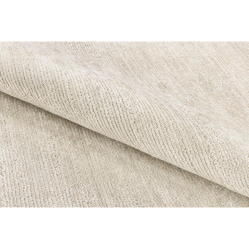 Wool Area Rug in Beige, Rectangle 13' x 18'