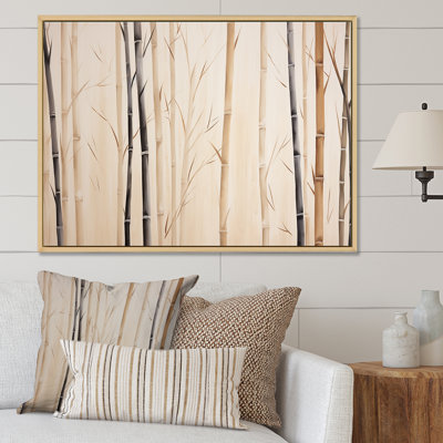 " Minimalism Beige Bamboo Serenity II "
