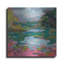 «River Morning 2» par St. Hilaire Elizabeth, art mural en métal, 24 po x 24 po