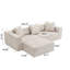 Section modulaire avec méridienne en L, canapé nuage, canapé moderne-117244775