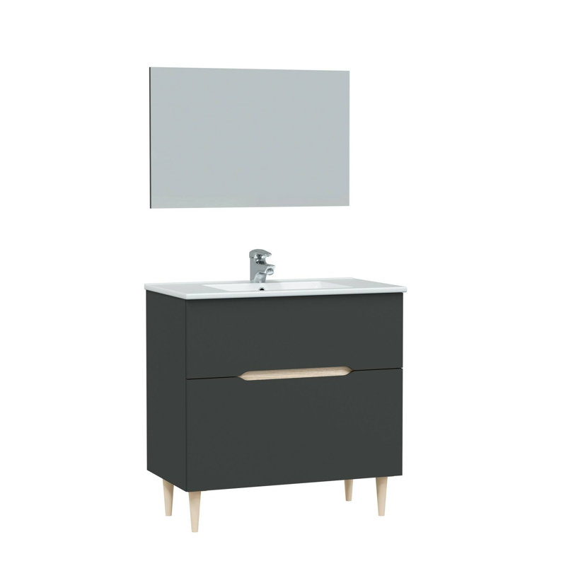 80 mm Bathroom Vanity, Anthracite