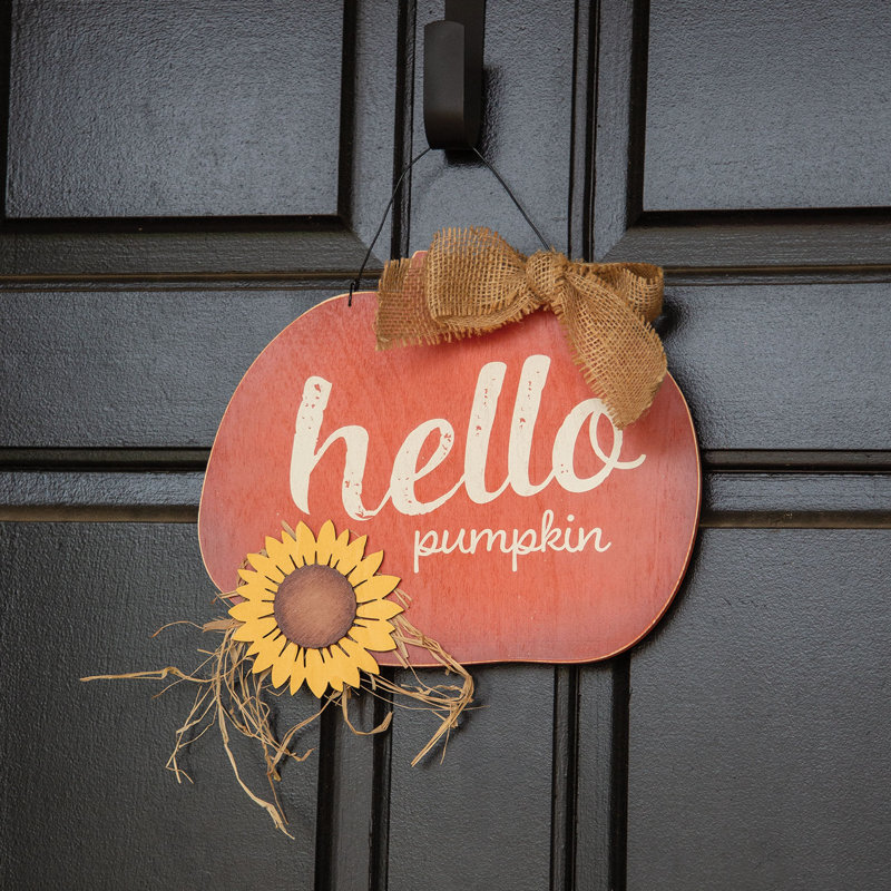 «Hello Pumpkin» avec tournesol